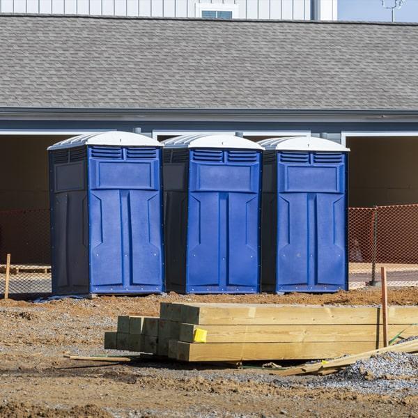 construction site portable toilets services our portable restrooms on job sites once a week, but can also provide additional servicing if needed